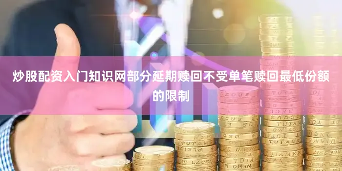 炒股配资入门知识网部分延期赎回不受单笔赎回最低份额的限制